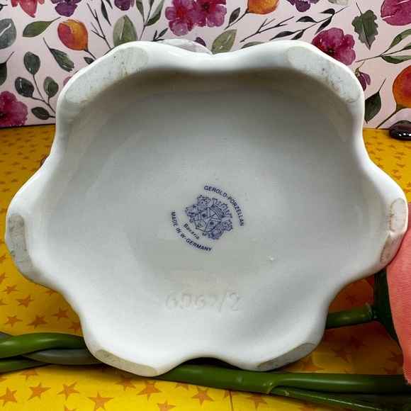 Gerold Porzellan (Porcelain) 8 inch pitcher. Made in Bavaria West Germany - Picture 6 of 9